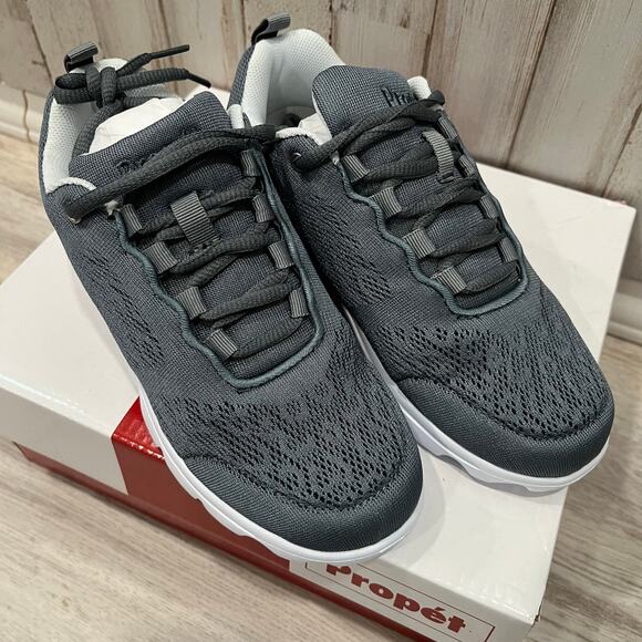 New Propet TravelActiv Women's Walking Cape Cod Blue Athletic Shoe W5102 Size 5 - Picture 2 of 4